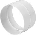 4" / 100mm Inch Round Duct Pipe Connector Connect Flexible Ducting Hose Work Dryer Vent (4")