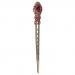 MagiDeal Retro Womens Rhinestone Jewelry Hairpin Hair Clip Stick Long Hair Tool Asian Chinese Style Braid Tool Hair Decor - Red