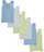 Bambini Baby Boys' 6-Pack Tank Tops - Blue, 6-12 months/14-18 lbs