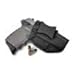 Rounded IWB Holster Fits: SCCY CPX1 CPX2 Holster - LH - Black Kydex - Concealment Express - American Made