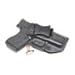 Rounded IWB Holster Fits: Glock 43 43X Holster - LH - Black Kydex - Concealment Express - American Made