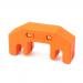 Rubber and Metal Made Practice Mute Cello Viola Accessories - Orange