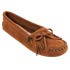 Minnetonka Women's Kilty Suede Softsole Moccasin,Brown,7.5 M US
