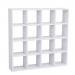 White 4-layer Wooden Display Shelf Model 1/12 Dollhouse Miniature