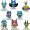 G 8pcs 6cm Yokai Watch Yo-Kai Figures Figure Toys Cake Toppers Play Set Jibanyan Kyuubi Whisper
