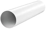 Fantronix 125mm x 500mm Rigid Round Ducting Tube view 2