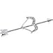Body Candy Stainless Steel Clear Dazzling Bow and Arrow Helix Earring Industrial Barbell Piercing 14 Gauge 38mm