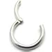 NewkeepsR 3PCS-1.2mm(16 gauge) 316L Surgical Steel Septum Hinged Clicker Segment Helix Daith Cartilage Tragus Lobe Snug Rook Orbital Rings-8/9/10mm