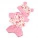 MagiDeal Pink Dots Pajamas + Bear Hat Clothes Outfit for 43-45cm Zapf Baby Born Doll
