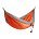 HONEST OUTFITTERS Double Camping Hammock with Hammock Tree Straps,Portable Parachute Nylon Hammock for Backpacking Travel 118L x 78W Inches Orange/Grey