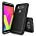Ringke Onyx Compatible with LG V20 Case Brushed Metal Design Flexible & Slim Dynamic Stroked Line Pattern Durable Anti Slip Impact Shock Absorbent Case for LG V 20 - Black
