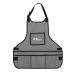 Dolity Water Resistant Oxford Carpenters Joiner Workshop Work Apron With 13 Pockets - Grey