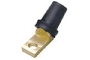 AVBCABLE Marinco Power Products CL40MR-ANGLE-A CL 16 Series Bus bar Mount Inlet (400A/ 600V) Male Angled 30Deg - Black (A)