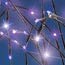 Collections Etc. LED Solar Willow Tree, Outdoor Solar Tree with Colorful Solar-Powered Lights with Adjustable Branches, Purple Lights
