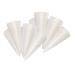 Fityle 30 Pieces White Cone Shape Christmas Tree Styrofoam Polystyrene Foam Materials for Kids Crafts DIY Modeling Handmade Toys 150mm