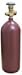 New 20 cu ft Steel Nitrogen Cylinder with CGA580 Valve