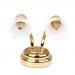 MagiDeal 1:12 Dollhouse Miniature Double Head Wall Lamp LED Light
