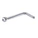 Body Candy Stainless Steel 1.57mm Clear Micro Nose Stud Ring L-Shaped 20 Gauge