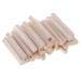 Fityle 50 Pieces Square Unfinished Balsa Wood Stick Wooden Dowel Rod for Kids Model Making DIY Craft Home Wedding Party Decoration 50/80/110mm - 50mm
