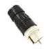 Leviton CS8364C 50 Amp, 3PY 250V AC, Black and White Locking Connector, Industrial Grade, Grounding, California-Style, Black-White