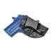 Rounded IWB Holster Fits: Sig Sauer P238 380 Holster - RH - Carbon Fiber Black Kydex - Concealment Express - American Made