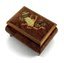 Gorgeous Lyre and Sheet Music with Ribbon Musical Jewelry Box - Over 400 Song Choices - Dies Bildnis (aria from Magic Flute) Swiss