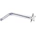 Body Candy 14k White Gold Star L-Shaped Nose Ring 18 Gauge
