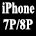 Grid leather Cases for iphone 7plus Diamond lattice back Cover for iphone 8Plus Rhombic sheepskin Capa Fundas for iPhone 7 Plus/8 Plus (iPhone 7 Plus/8 Plus 5.5'', Black)