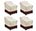 Vailge Patio Chair Covers, Lounge Deep Seat Cover, Heavy Duty and Waterproof Outdoor Lawn Patio Furniture Covers (4 Pack - Large, Beige & Brown)