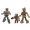 Marvel Minimates Guardians of the Galaxy 2 inch Figures - Drax and Groot with Racoon