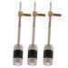 B Blesiya Pack of 3 Metal Double Bass Bow Frog Mounting Screws Silver Luthier Tools 95mm/3.74inch