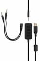 Drakkar Auriculares para Juegos con Cable Bodhran para PC - Altavoces de 53 mm - Micrófono Desmontable - Cable de 2,5 m - Negro