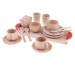 B Blesiya 16-Piece Wooden Tea Set Pretend Play Toy Educational Game for Kids Children - Soild Beech Saucer Cup Salver Teapot Coffee Set