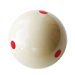 Iszy Billiards 6 Dot Measle Pool Cue Training Ball (2 1/4-Inch, White)