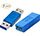 Conwork 2-Pack SuperSpeed USB 3.0 Type-A Male to Male and Female to Female Adapter Bridge Extension Coupler Gender Changer Connector
