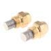 B Blesiya 2pcs Brass Fuel Oil Nozzle Fits for Oil Fired Furnaces, Boilers, Water Heater, Durable Replacement Parts 1.2 & 1.5mm