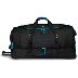 High Sierra Access 2.0 Drop-Bottom Wheeled Duffel Bag, Black/Blue, 36-Inch