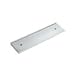 2x8 Wall Name Plate Holder With Clear Plastic Insert (Make Your Own Name Plates) (Silver)