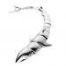 Goth Punk Novelty Stainless Steel Shark Design Bracelet Unisex Wristband Gift