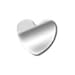 Solid Titanium Heart Dermal Top