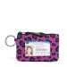 Vera Bradley Zip ID Case Leopard Spots