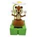 Flameer Solar Power Dancing Squirrel Weaving Hands Figure Statue Animal Model Figurine Kid Educational Toy Gift Home Decor