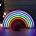 XIYUNTE Rainbow Neon Lights, Rainbow Lights Christmas Neon Wall Light Battery and USB Operated Light up LED Signs Rainbow Lamps for Children's Bedroom,Christmas,Wedding,Party Decoration