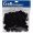 Darice 100-Piece Acrylic Pom Pom, 1/2-Inch, Black (2 PACK, Black)