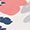 Floral Fitted Crib or Toddler Sheet - with Coral Pink, Grey and Navy Blue Flowers - 100% Cotton Baby Girl Nursery Bedding