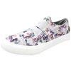 Blowfish Malibu Womens Marley Sneakers, Gray Bella Print Canvas, 8.5