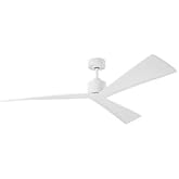 Monte Carlo Fans 3ADR60MBK Adler 60-3 Blade Ceiling Fan-12.5 Inch Tall and 60 Inch Wide, Finish Color: Midnight Black, Blade 