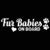 CNC. 18CM5.2CM Fur Babies On Board Vinyl Decal Car Sticker Lovely Dog Paw Print Black/Silver C10-00814