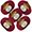 elann Highland Majesty Sport Yarn | 5 Ball Bag | 1940 Ruby Tuesday