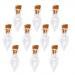 10Pc Mini Glass Bottle Tear Drops Jars Vials Wish Bottle
